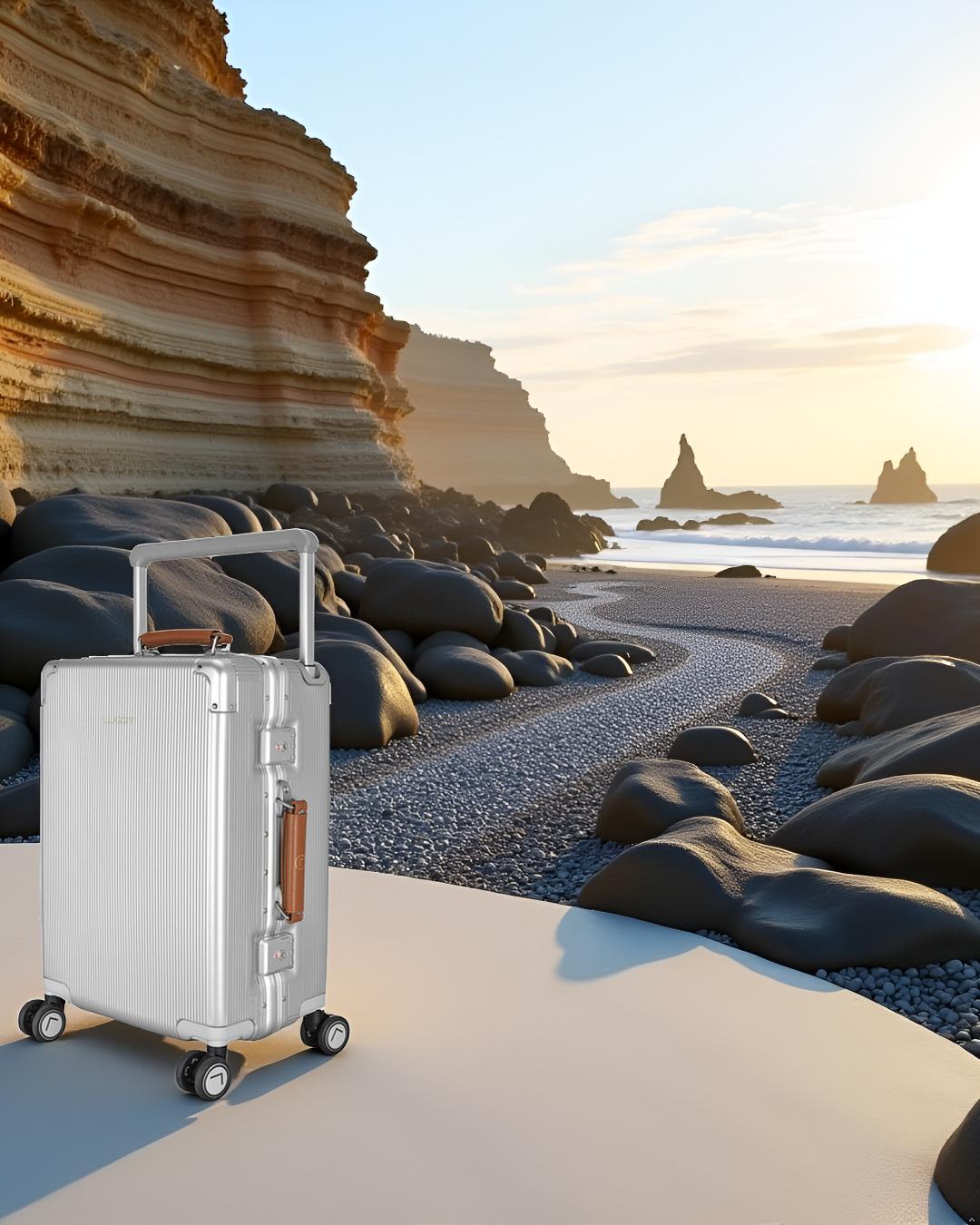LUGGIT - Luxury -Silver-20"/24"