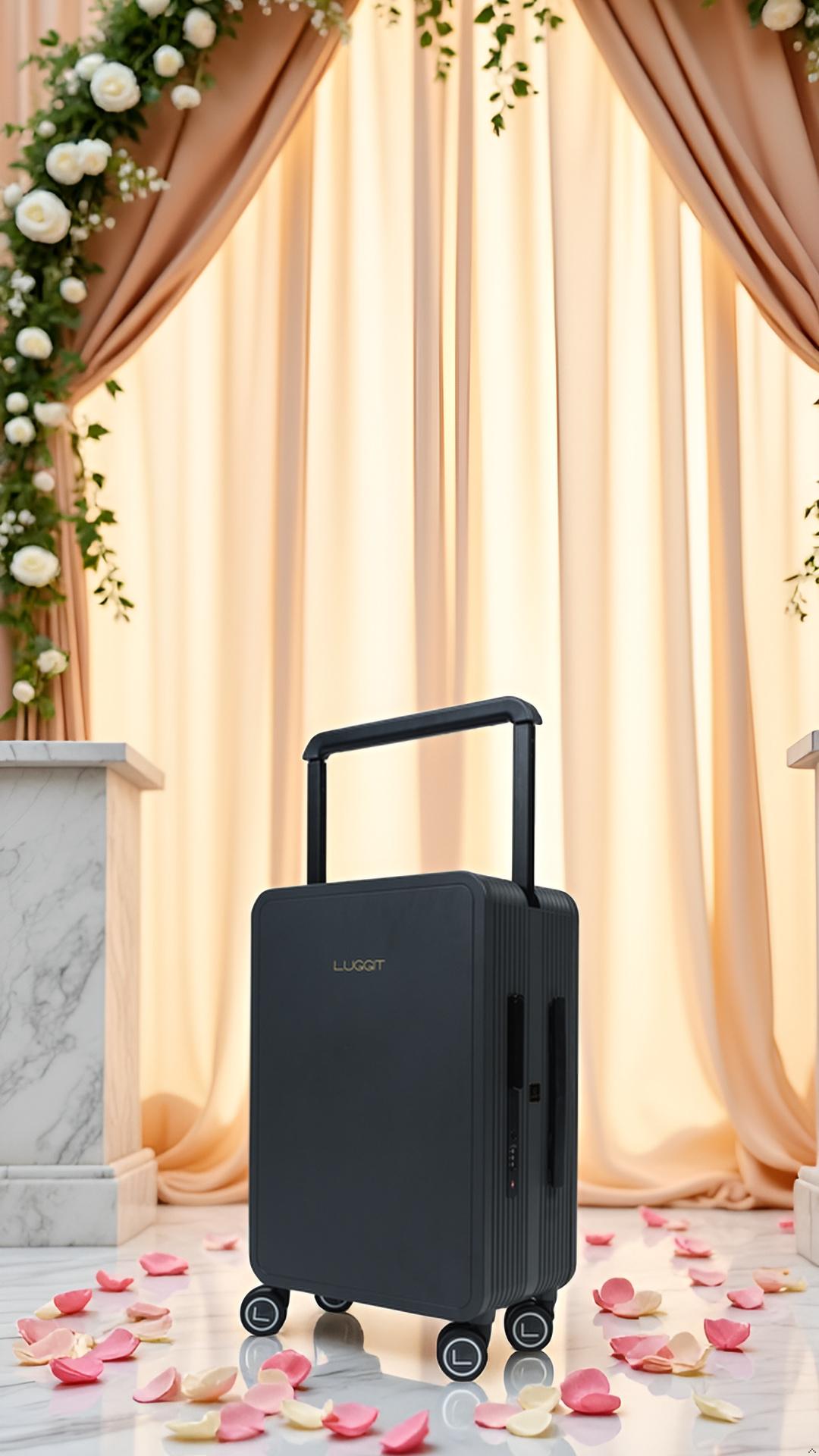 LUGGIT Premium Cabin Luggage Grey-20"