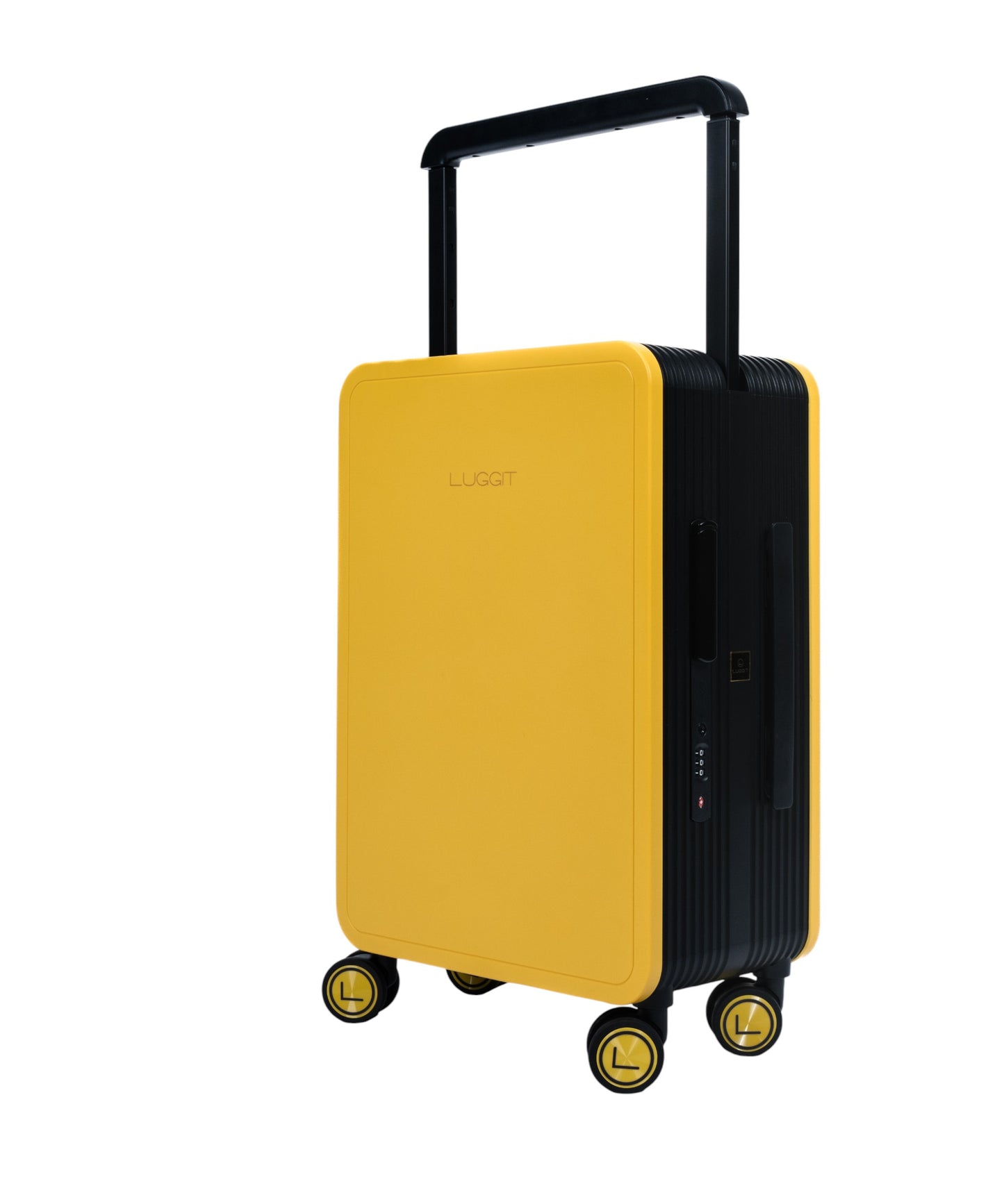 LUGGIT Premium Plus 20" Cabin 24" Check in Luggage Dual Tone Yellow/Black
