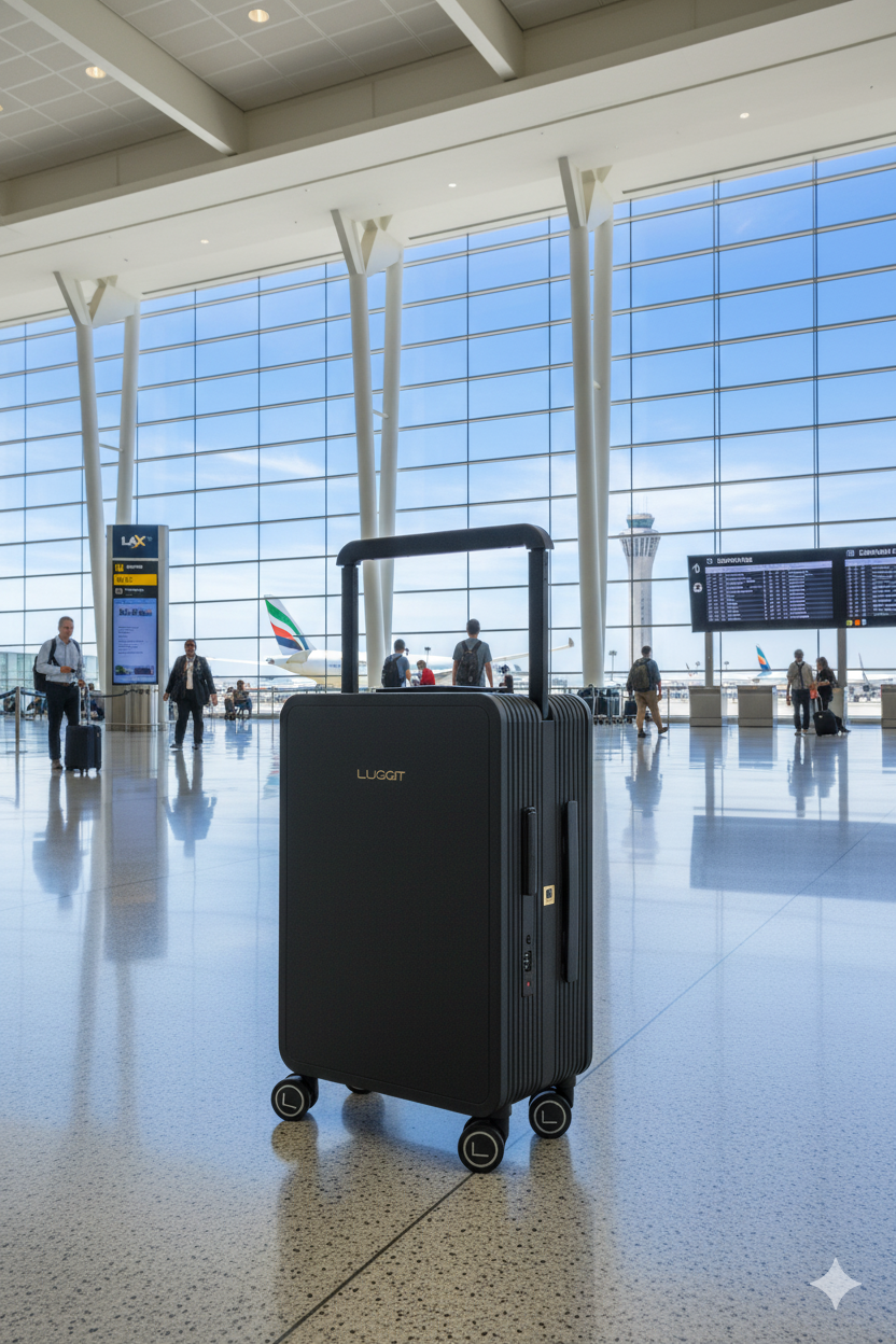 LUGGIT Premium Cabin Luggage Grey-20"