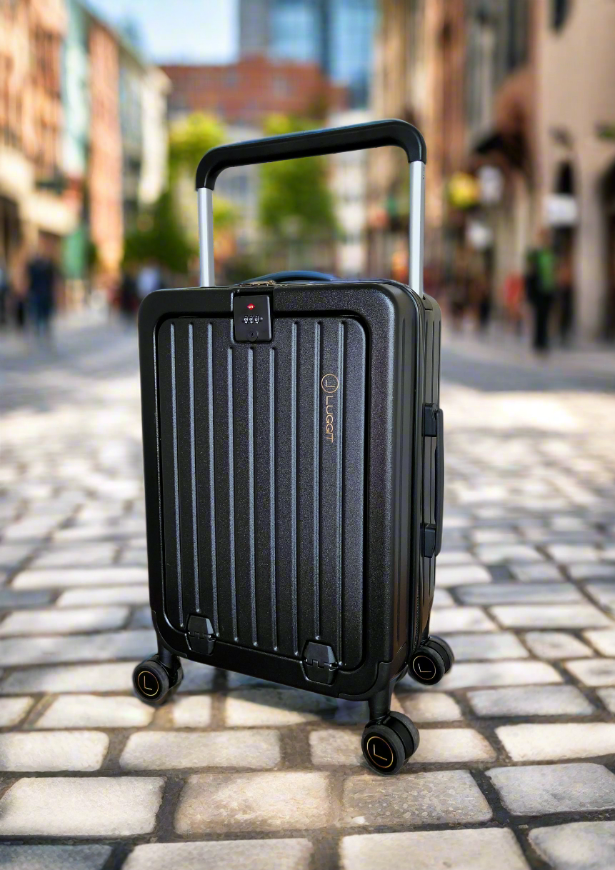 LUGGIT SFO -Cabin Trolley Bag , Front Opening