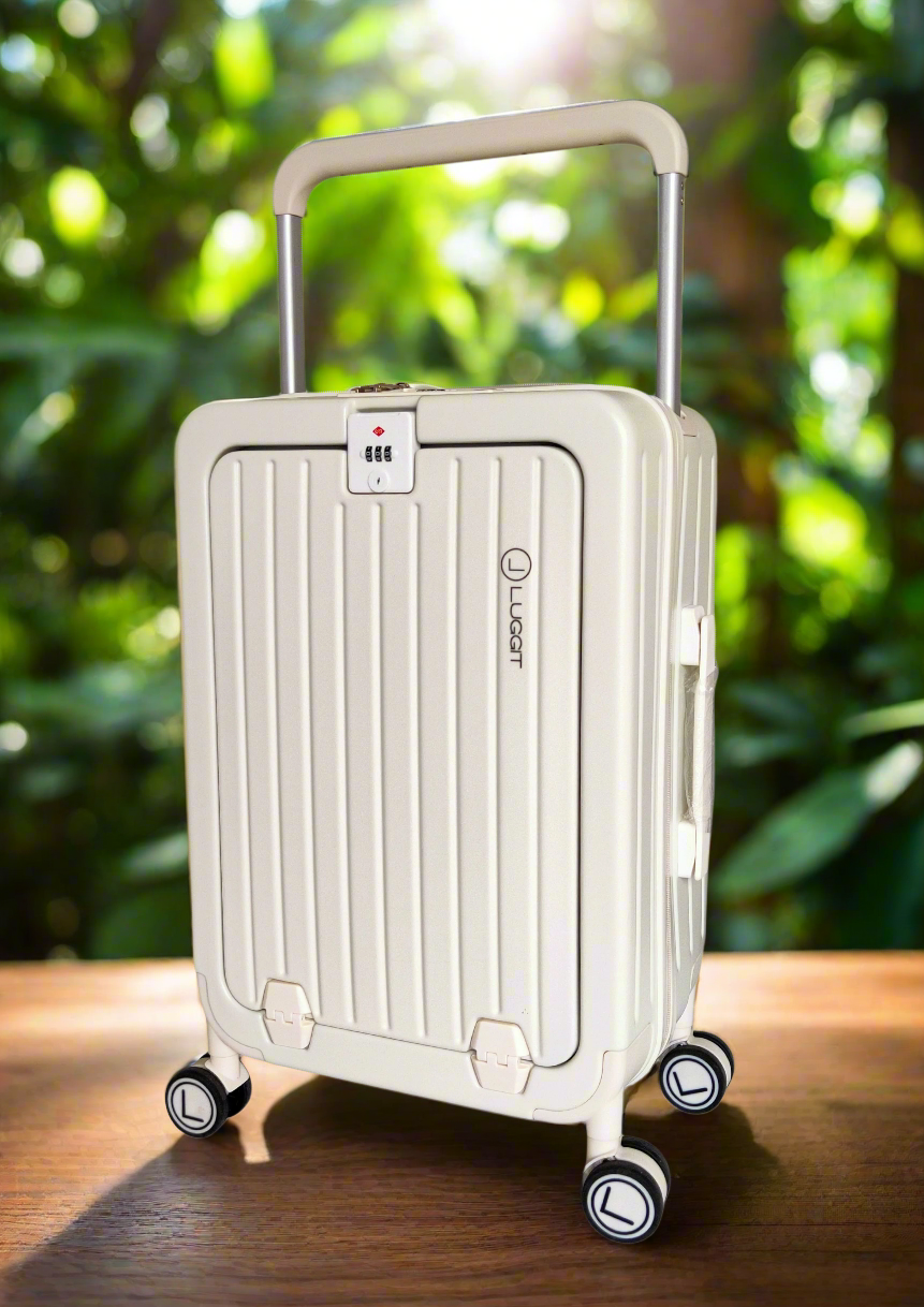 LUGGIT SFO -Cabin Trolley Bag , Front Opening
