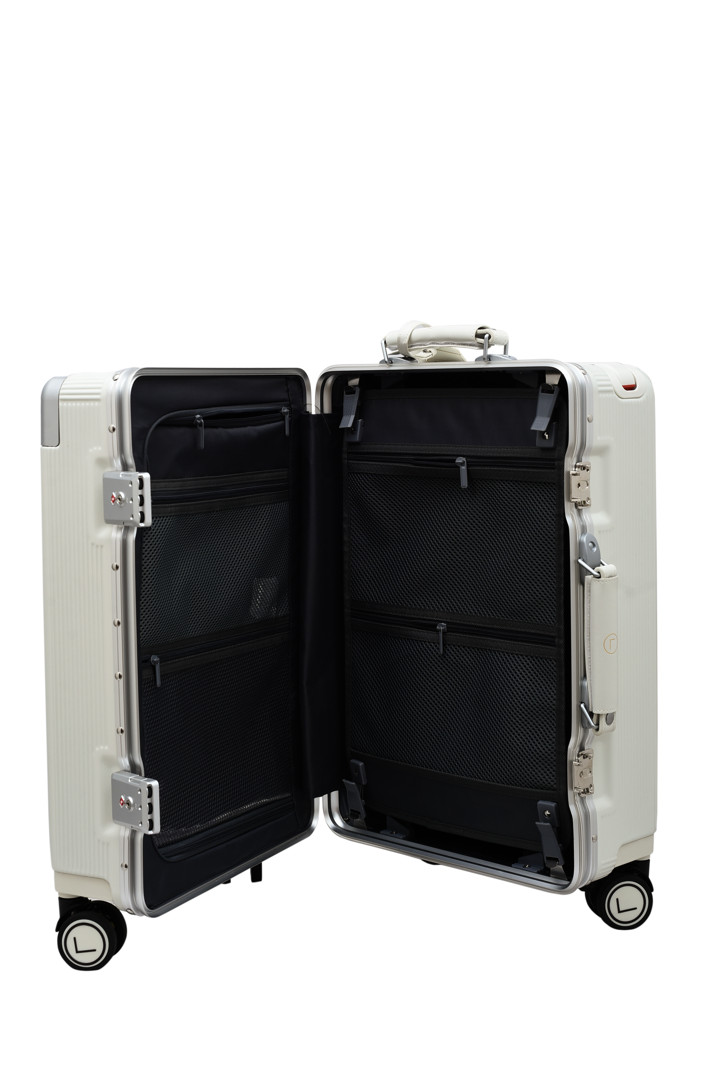 LUGGIT - Executive Plus - Cabin Travel bag - White-20" Front open