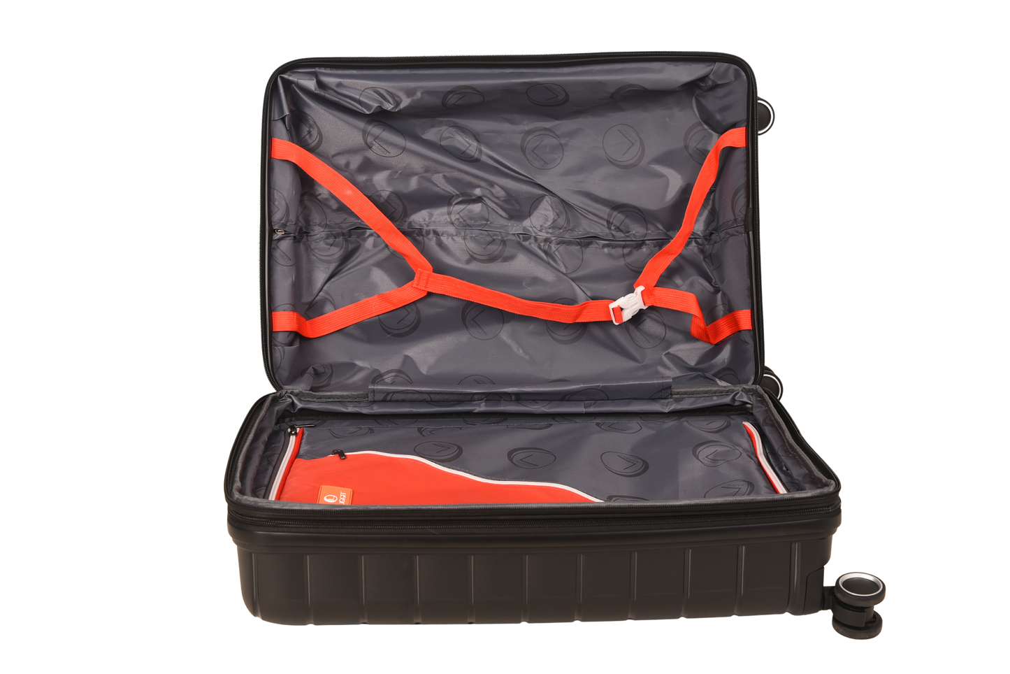 LUGGIT Kyoto Luggage Set of 3 , Double zipper & Expandable Design cabin ,Medium, Large Deep green