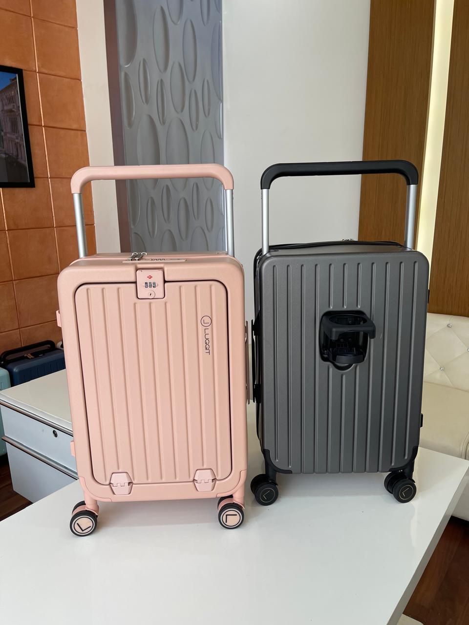 LUGGIT SFO -Cabin Trolley Bag , Front Opening