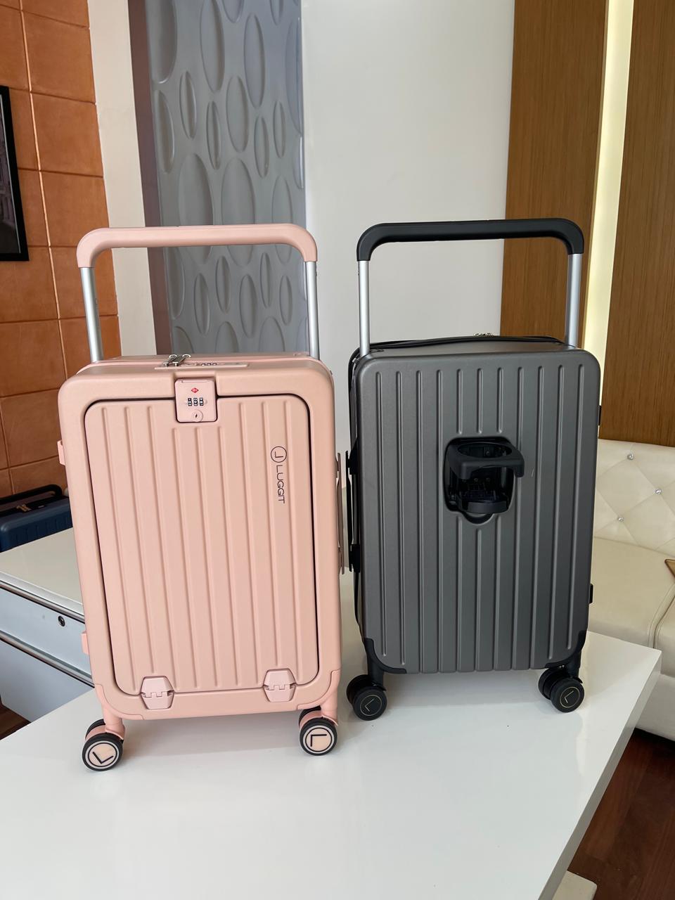LUGGIT SFO -Cabin Trolley Bag , Front Opening