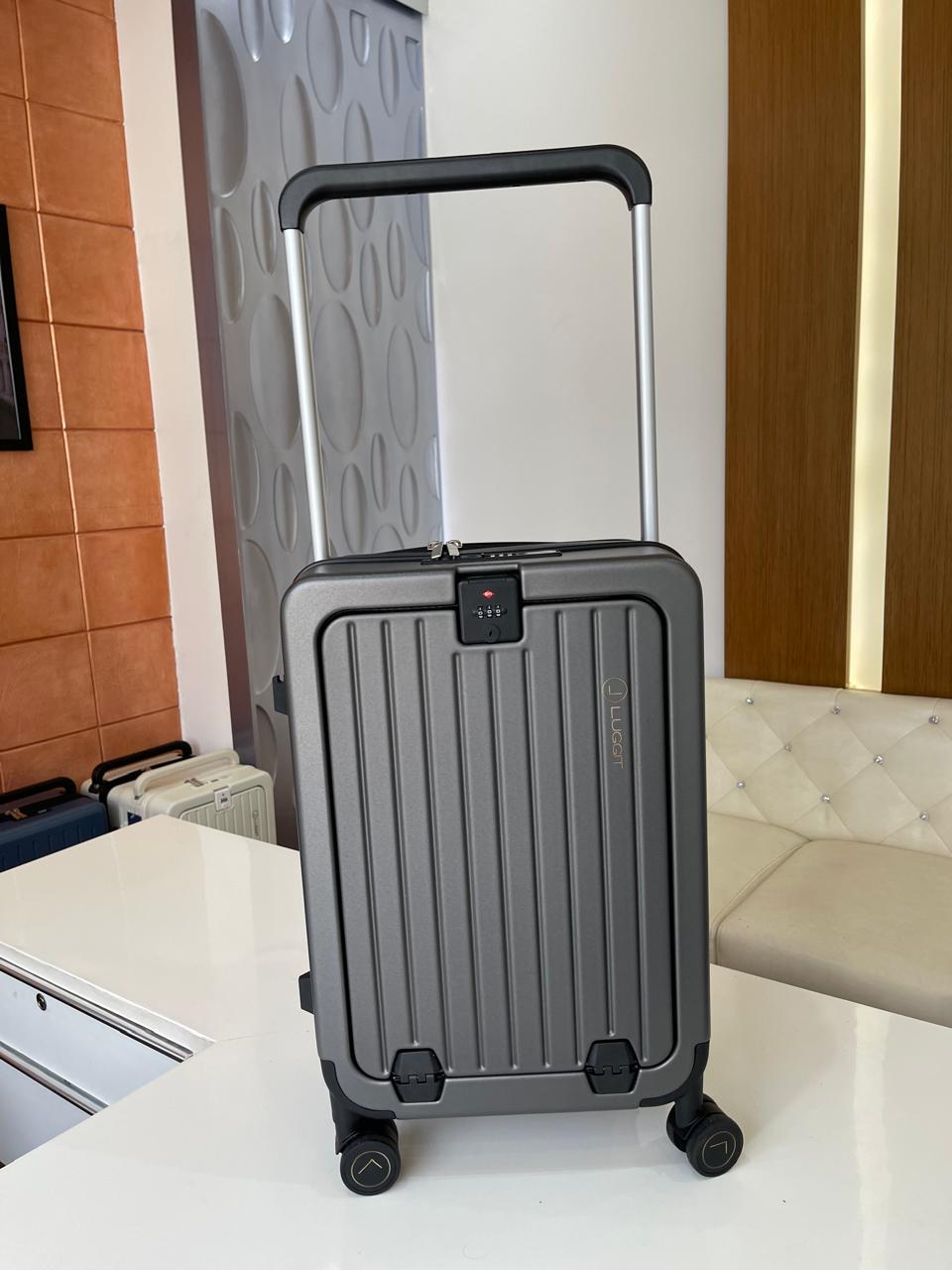 LUGGIT SFO -Cabin Trolley Bag , Front Opening