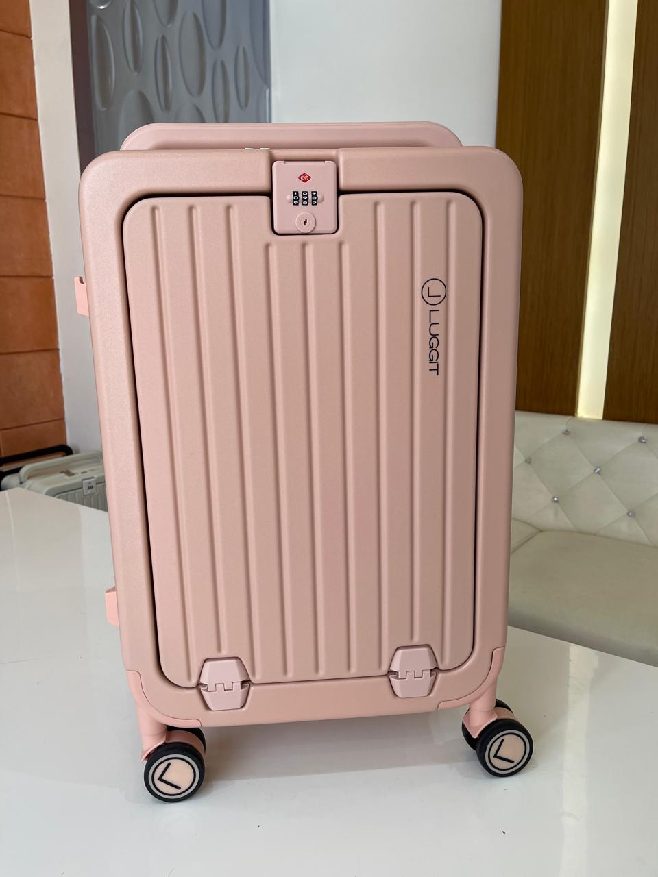 LUGGIT SFO -Cabin Trolley Bag , Front Opening