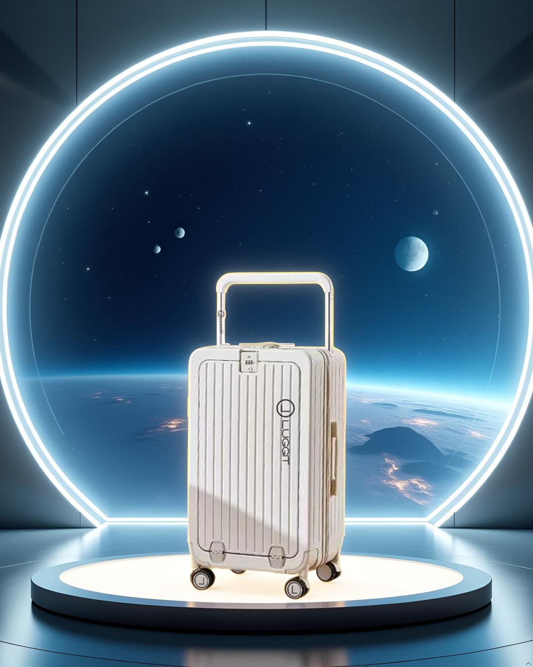 LUGGIT SFO -Cabin Trolley Bag , Front Opening