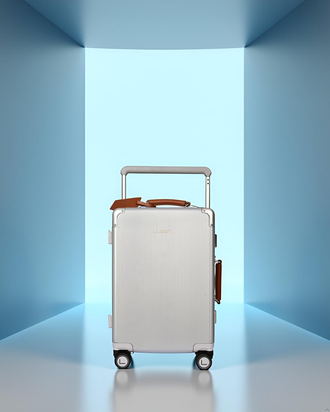 LUGGIT - Luxury -Silver-20"/24"
