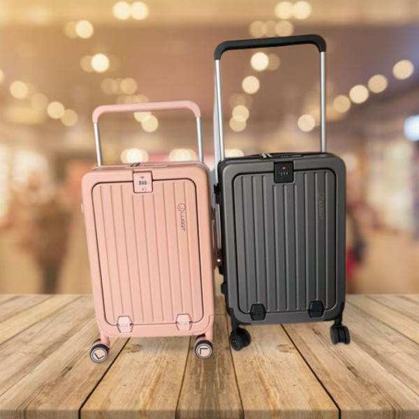 LUGGIT SFO -Cabin Trolley Bag , Front Opening