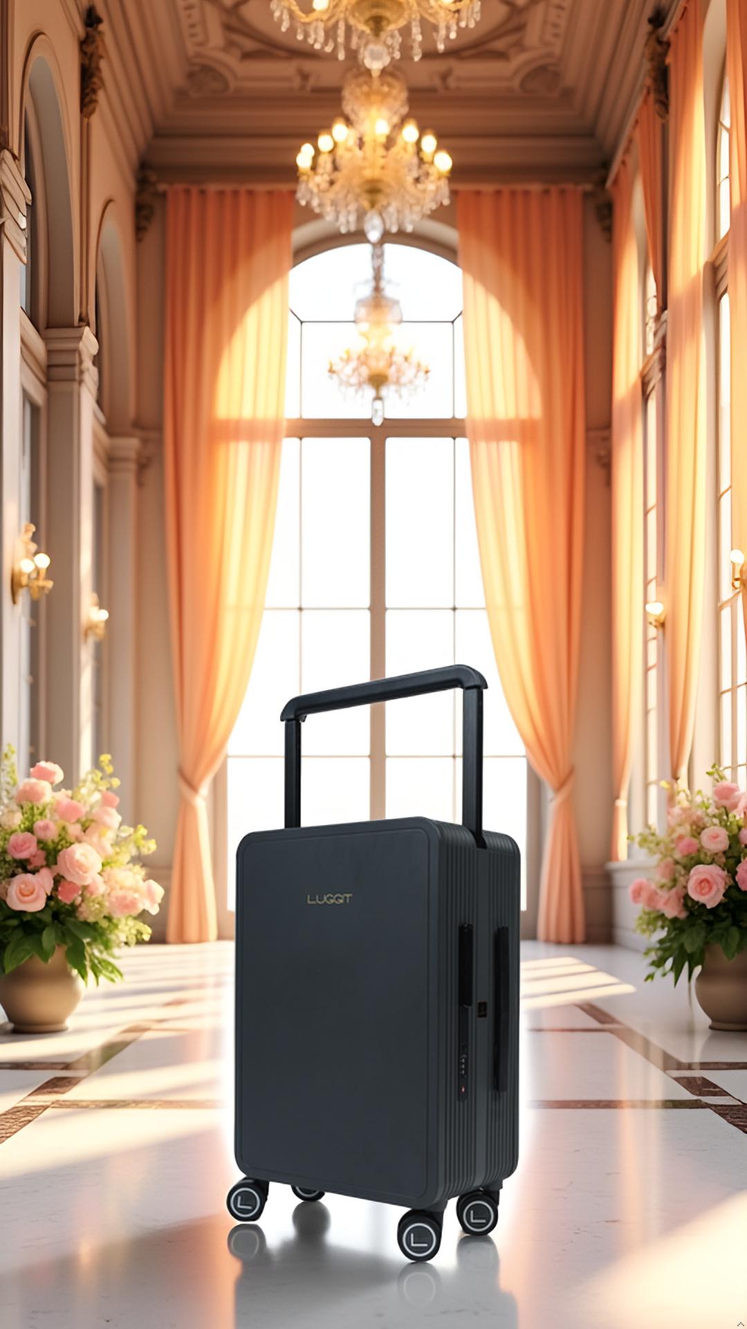 LUGGIT Premium Cabin Luggage Grey-20"