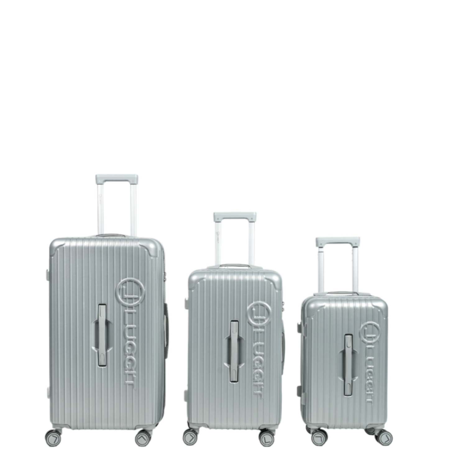 premium luggage set 3 piece airport travel cabin check-in large suitcase