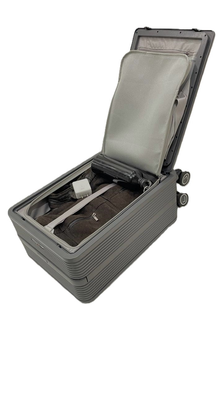 LUGGIT - Premium Executive-Grey-20" Cabin Luggage