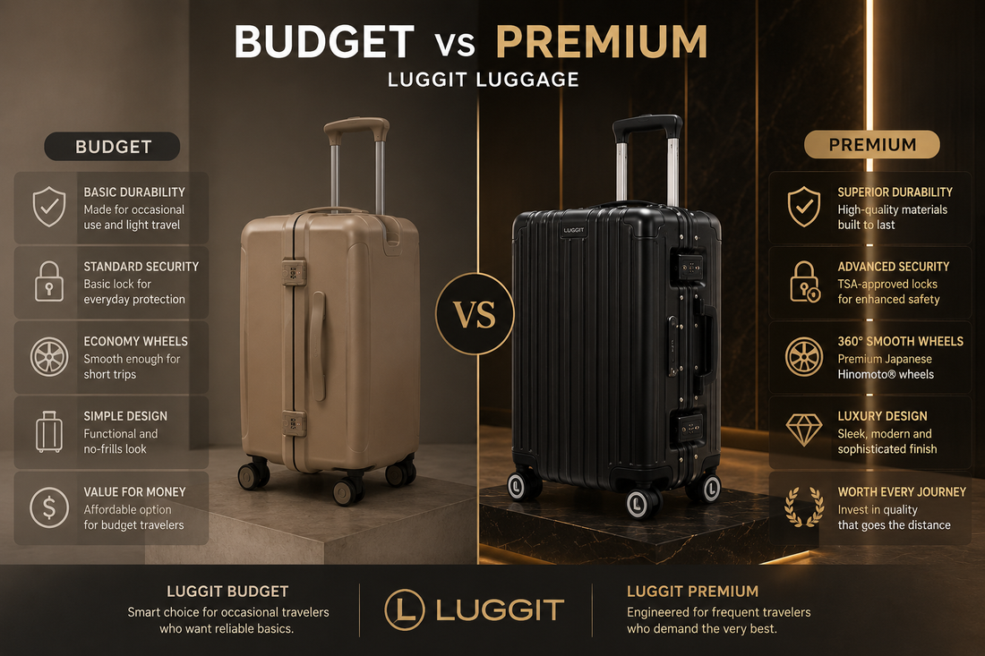 Budget vs Premium Luggage