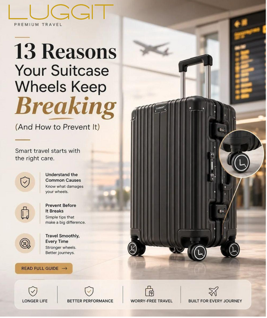 13 Reasons Your Suitcase Wheels Keep Breaking (And How to Prevent It)