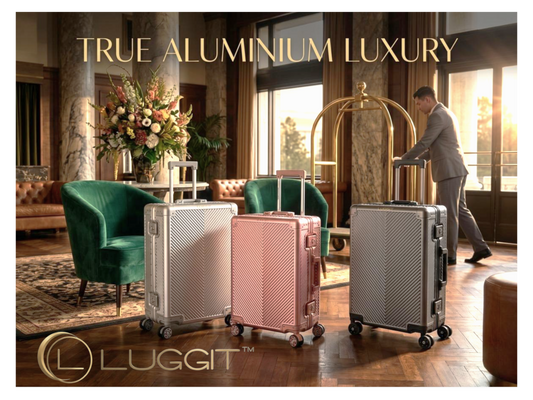 LUGGIT Sovereign Circle Full Aluminium Cabin Trolley: Where Luxury Meets Strength