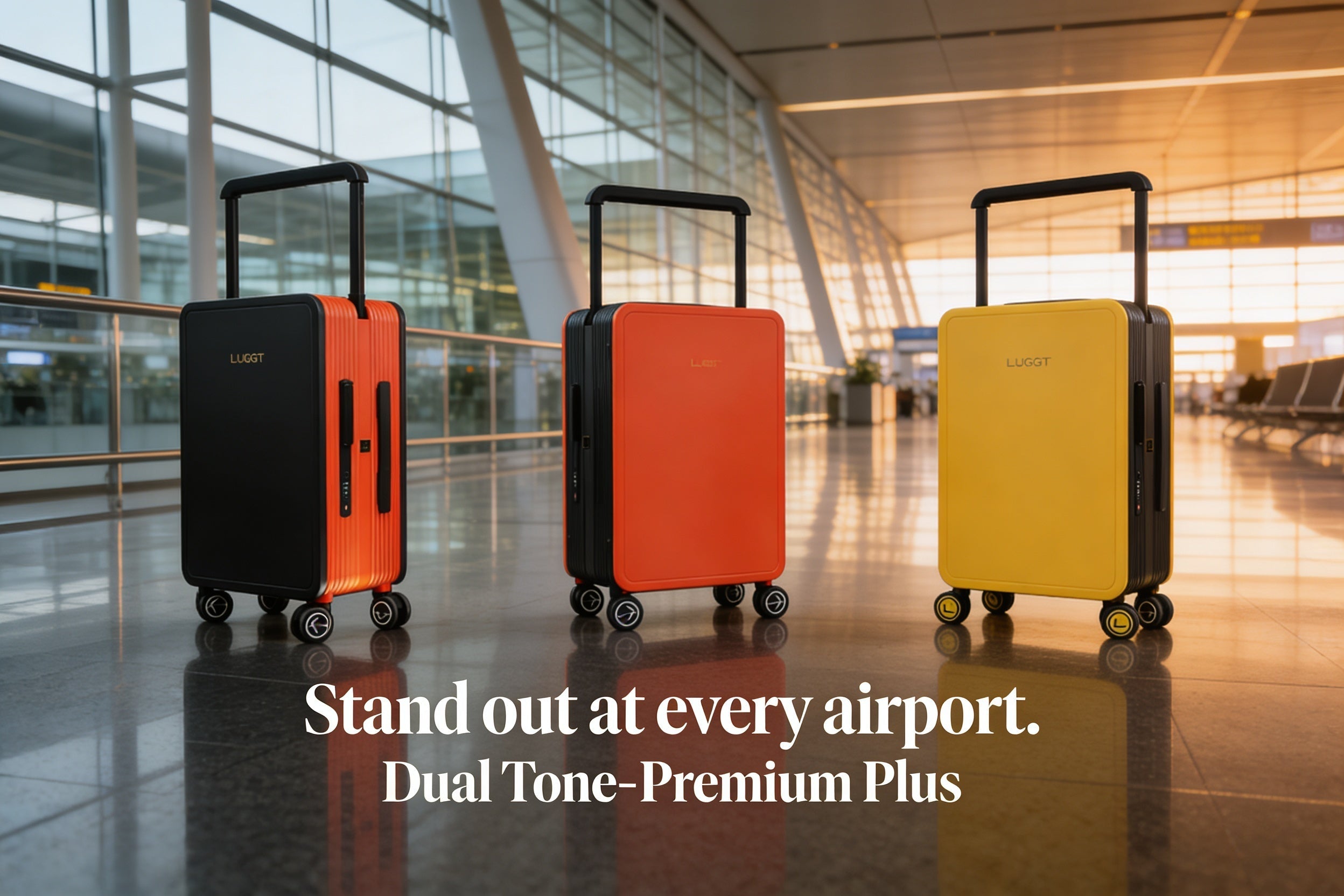 Trolley Bag Sets of 2 & 3 (Cabin + Check-in) India | LUGGIT – Luggit