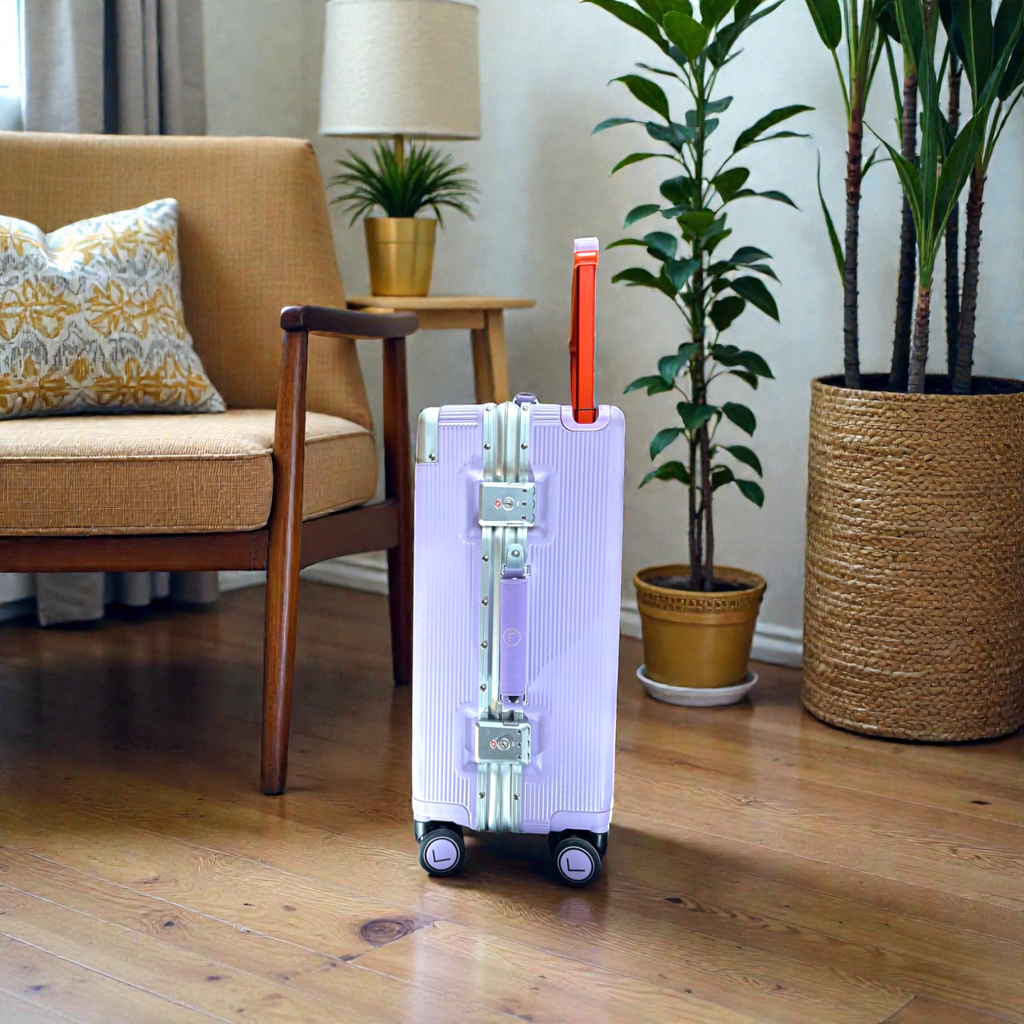 LUGGIT - Luxury 20" Cabin Travel Bag Purple