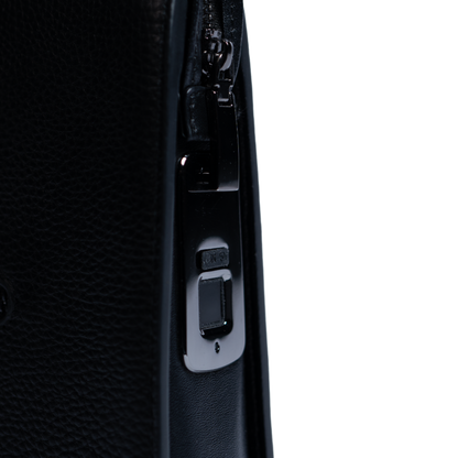 LUGGIT Signature Shield  ADVANCE Biometric Laptop Bag,FL2212 Black