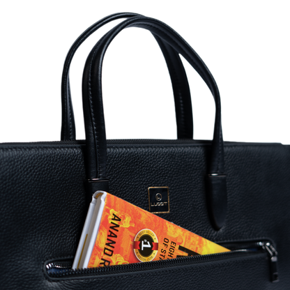 LUGGIT Signature Shield  ADVANCE Biometric Laptop Bag,FL2212 Black