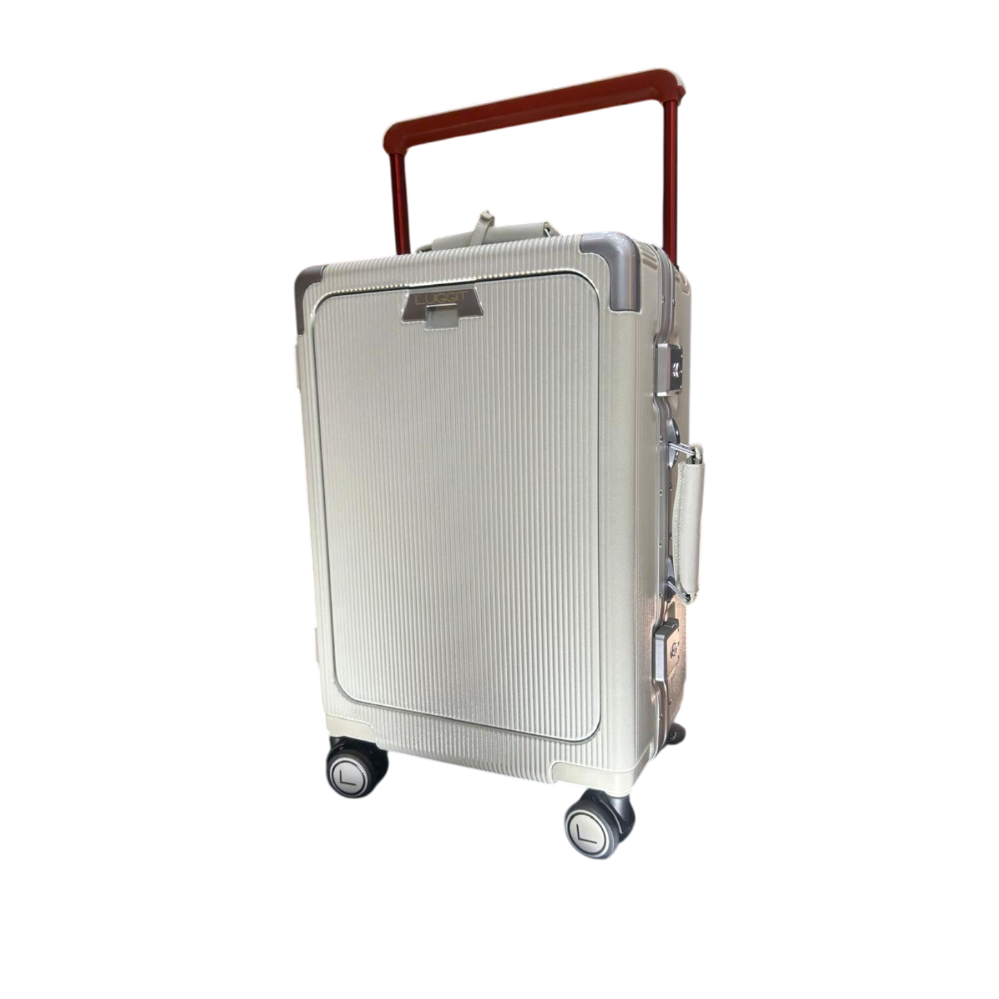 LUGGIT - Executive Plus - Cabin Travel bag - White-20" Front open