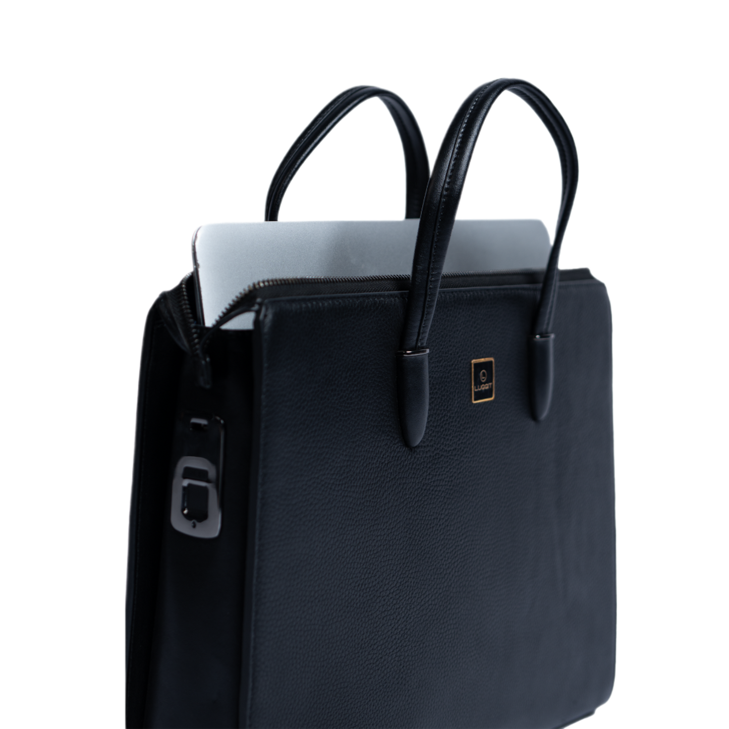 LUGGIT Signature Shield  ADVANCE Biometric Laptop Bag,FL2212 Black