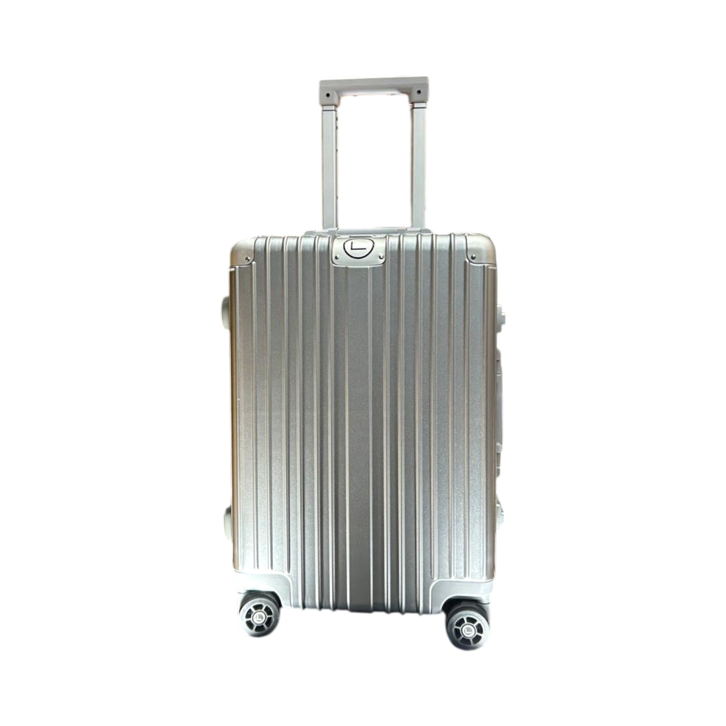 LUGGIT - Smart  Silver Surfer with  Aluminium Metallic Frame - Cabin Travel Bag-20"