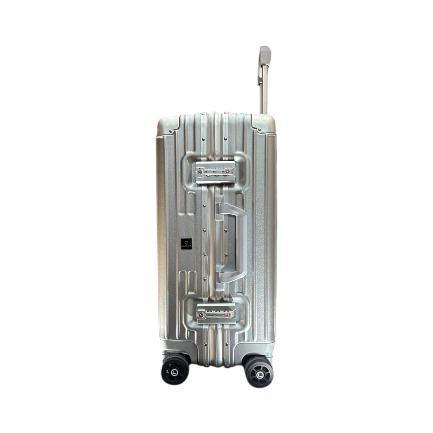 LUGGIT - Smart  Silver Surfer with  Aluminium Metallic Frame - Cabin Travel Bag-20"