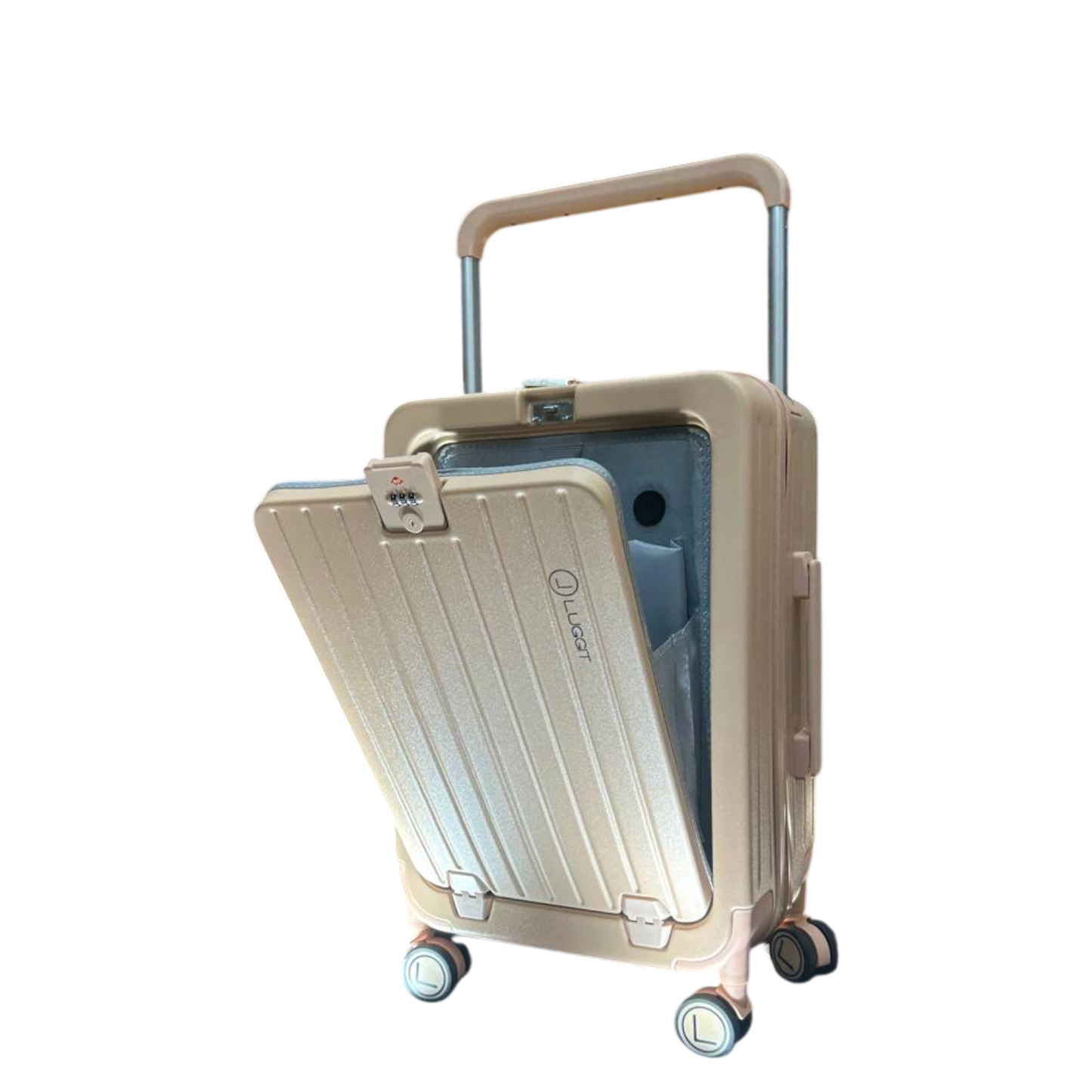 LUGGIT SFO -Cabin Trolley Bag , Front Opening
