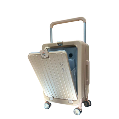 LUGGIT SFO -Cabin Trolley Bag , Front Opening