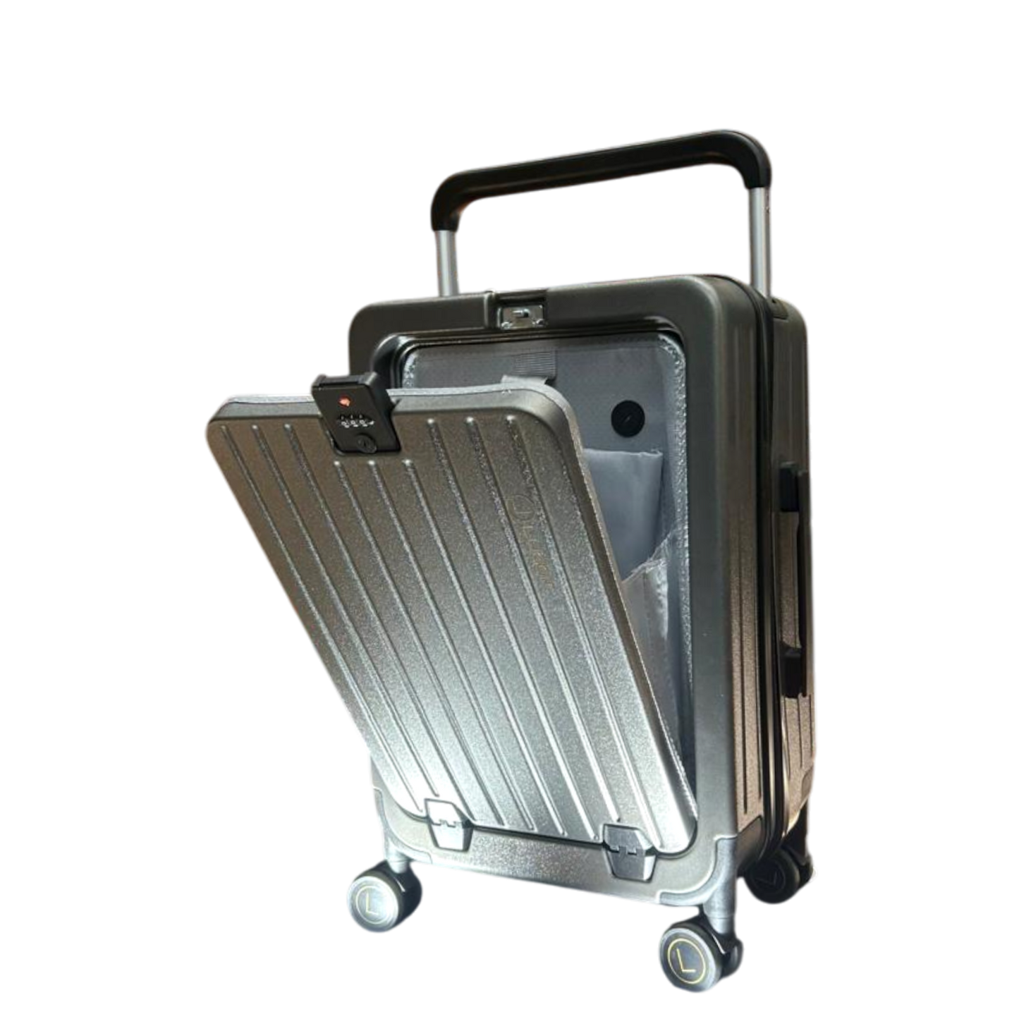 LUGGIT SFO -Cabin Trolley Bag , Front Opening