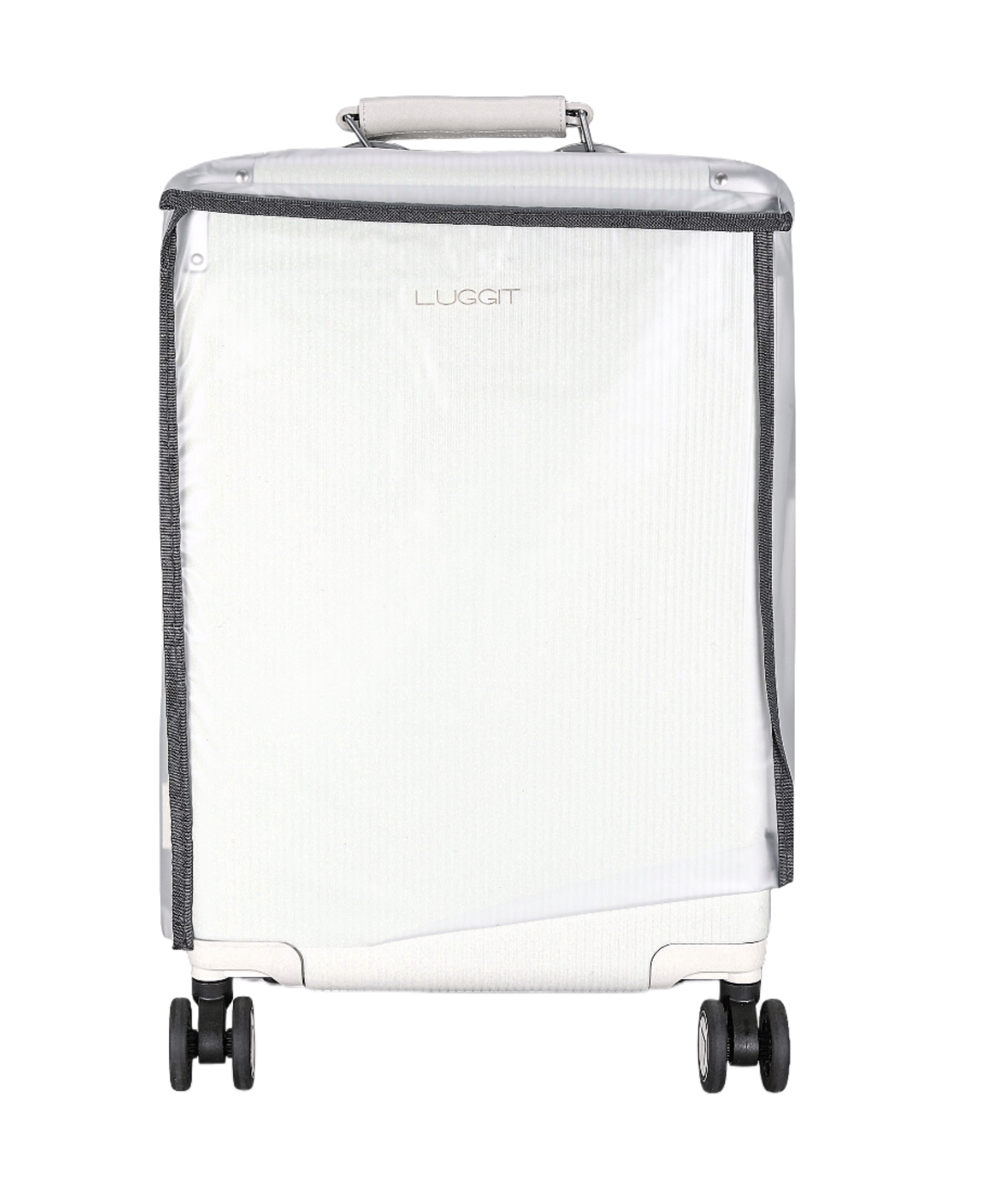 LUGGIT  Luxury 20"  Carry on Bag Polycarbonate ,white