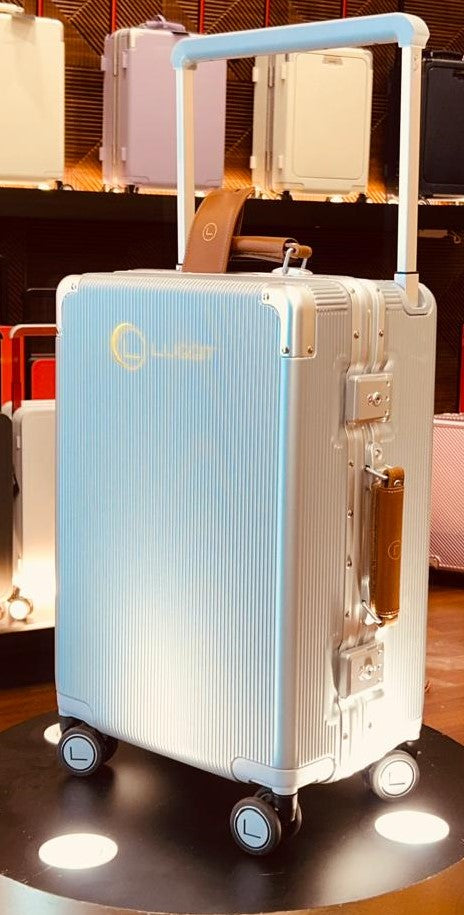 LUGGIT - Luxury Trolley bag -Silver-20"/24"