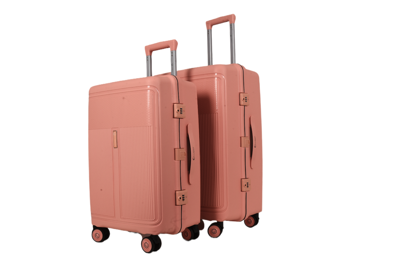 LUGGIT Osaka – 3-Piece Premium Trolley Luggage Set | Zipperless Design | TSA Lock  -Apricot