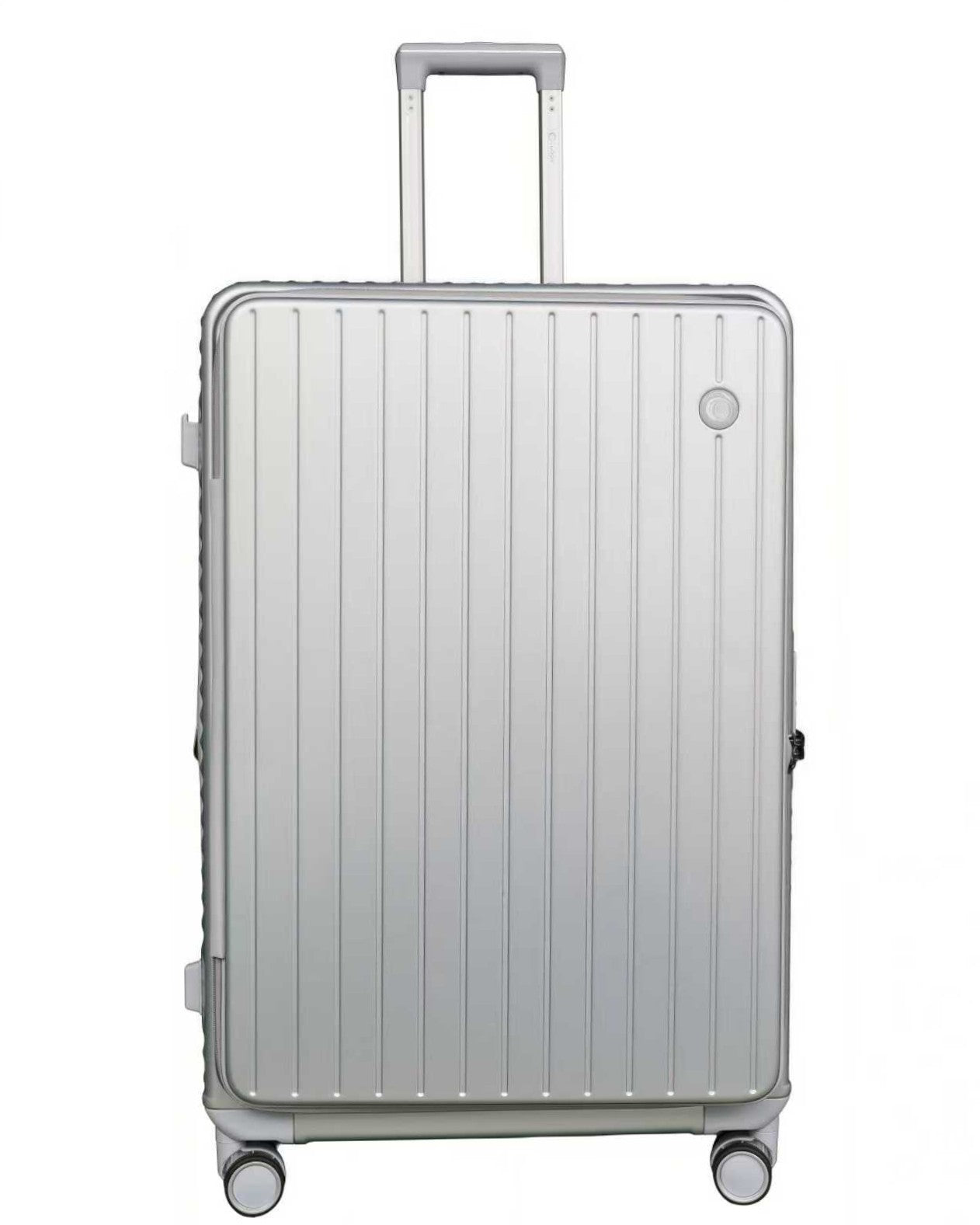 LUGGIT SFO 2.0 Premium Trolley Bag ,SmartView Wide Opening Design,TSA Lock, Polycarbonate Hard Shell, Rose Gold