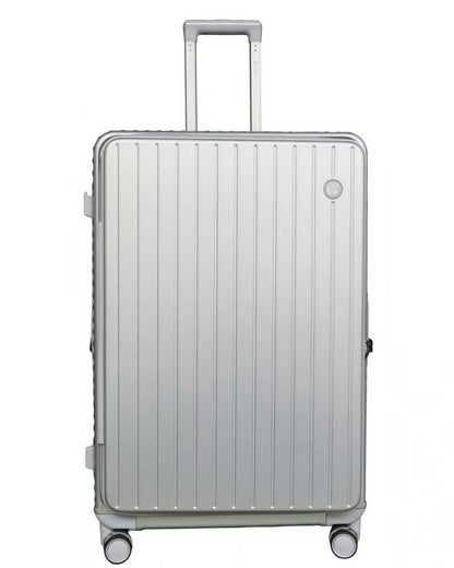 LUGGIT SFO 2.0 Premium Trolley Bag ,SmartView Wide Opening Design,TSA Lock, Polycarbonate Hard Shell, Rose Gold