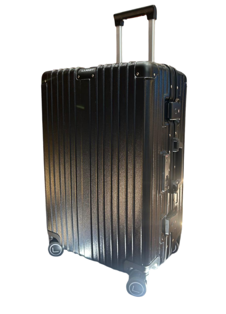 LUGGIT Smart "Pro MAX" Finger Print Unlock - With Triple Protection Cabin/Check-in Trolley Bag