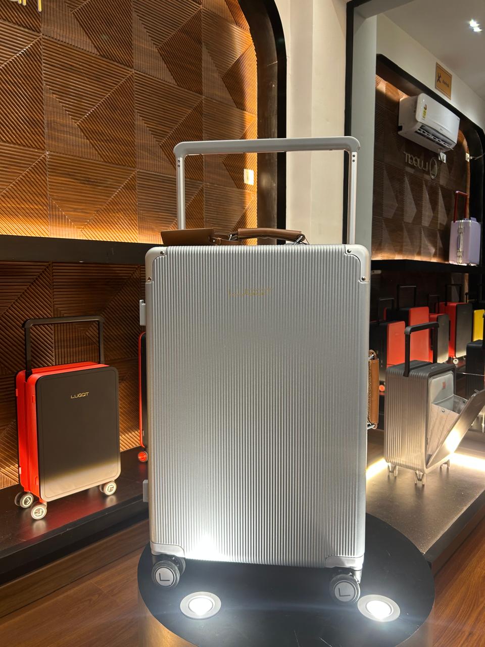 LUGGIT - Luxury Trolley bag -Silver-20"/24"