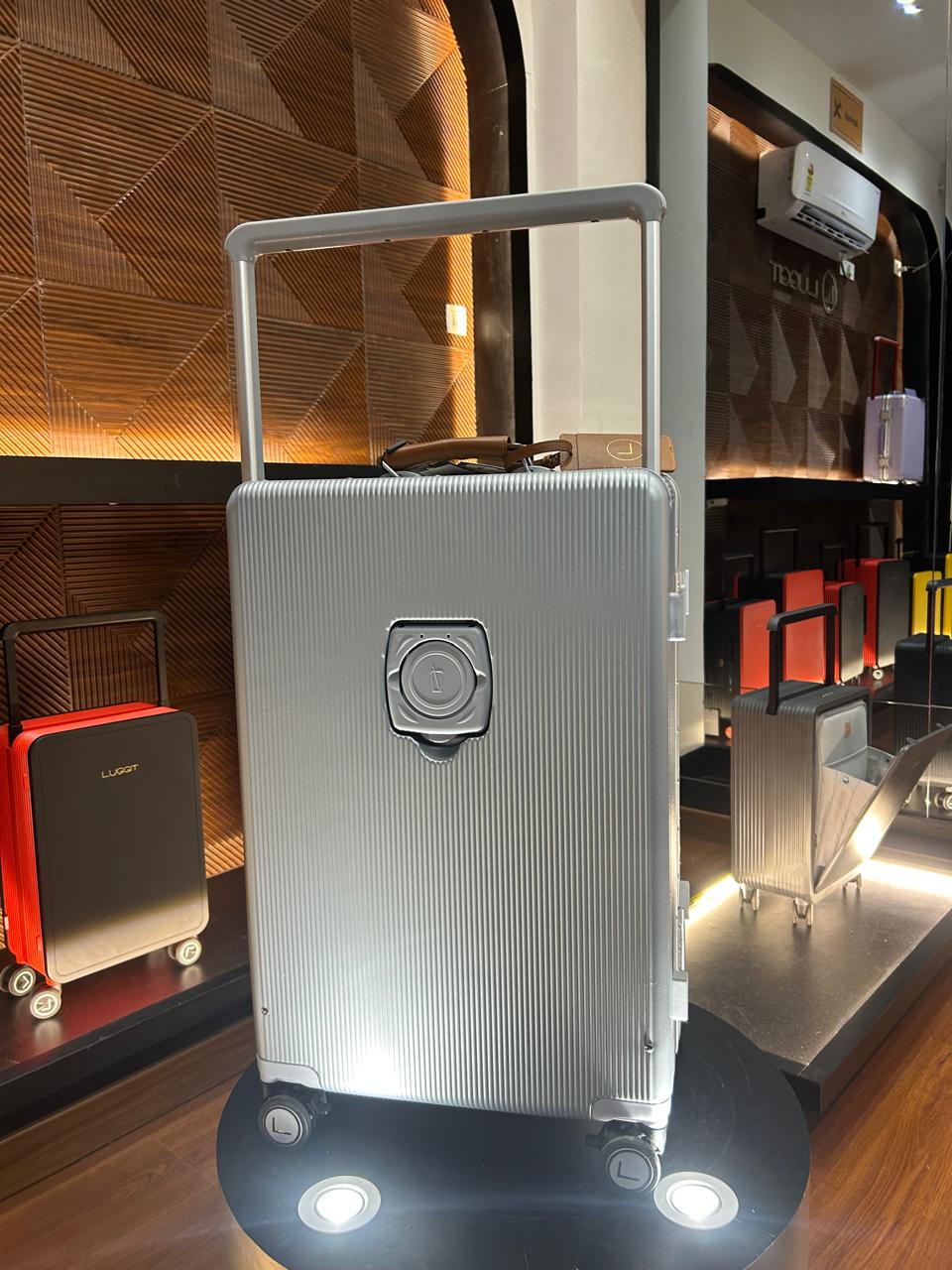 LUGGIT - Luxury Trolley bag -Silver-20"/24"