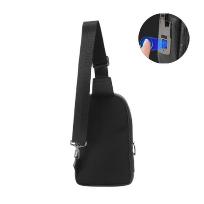 Traveler's Shield by LUGGIT: Advanced finger print Sling Bag