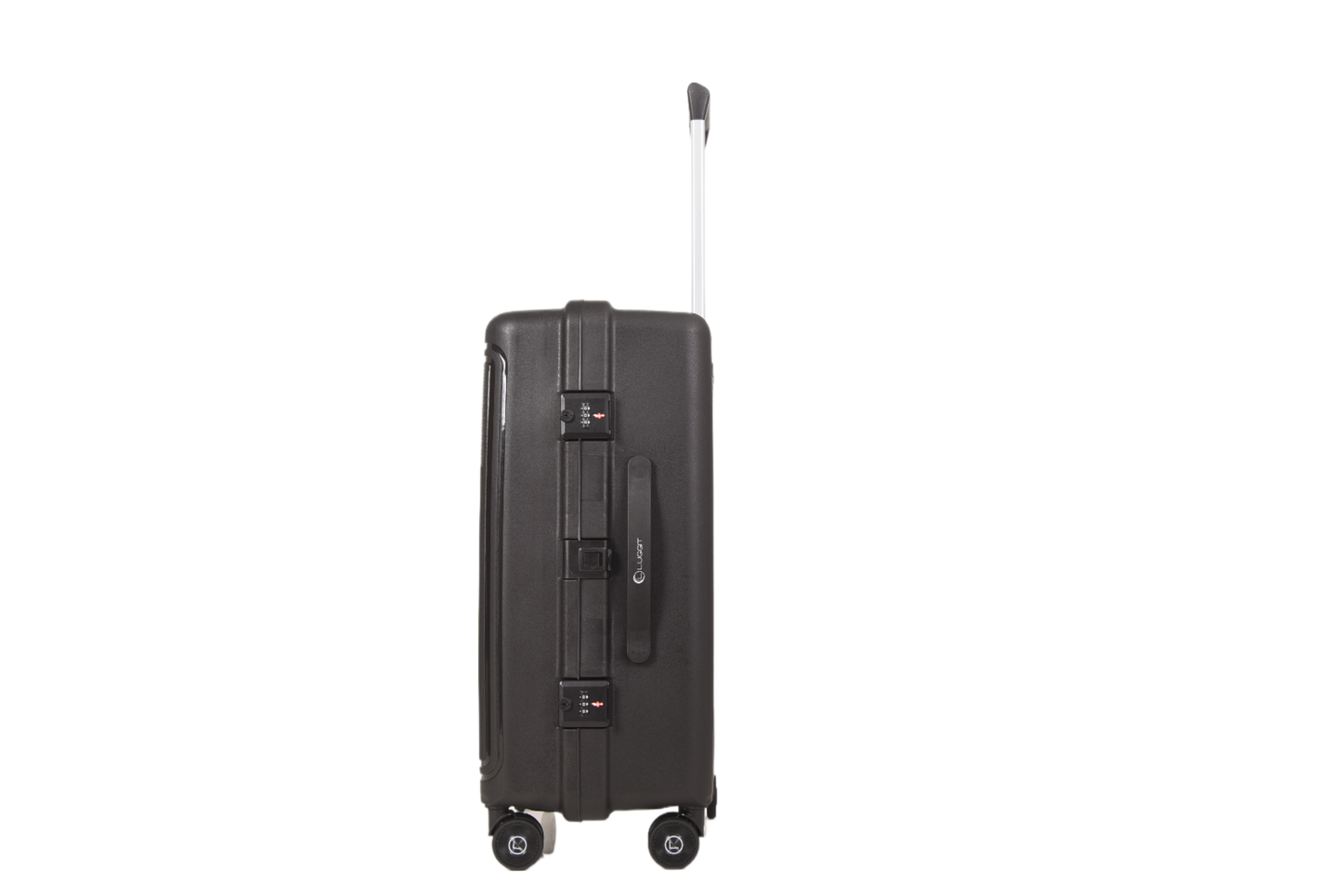LUGGIT Osaka – 3-Piece Premium Trolley Luggage Set | Zipperless Design | TSA Lock-Black