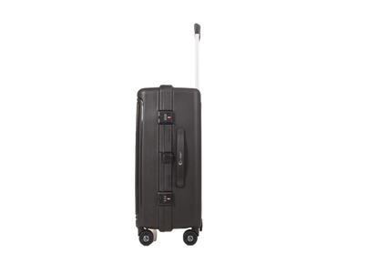 LUGGIT Osaka – 3-Piece Premium Trolley Luggage Set | Zipperless Design | TSA Lock-Black