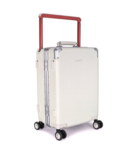 LUGGIT - Luxury - White -20" cabin Luggage