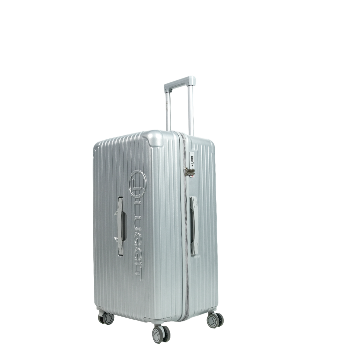 LUGGIT -CDG-Trunk Trolley bag  , 20"(Cabin) ,24"(Medium),30"(Extra Large) (White) (Grey)