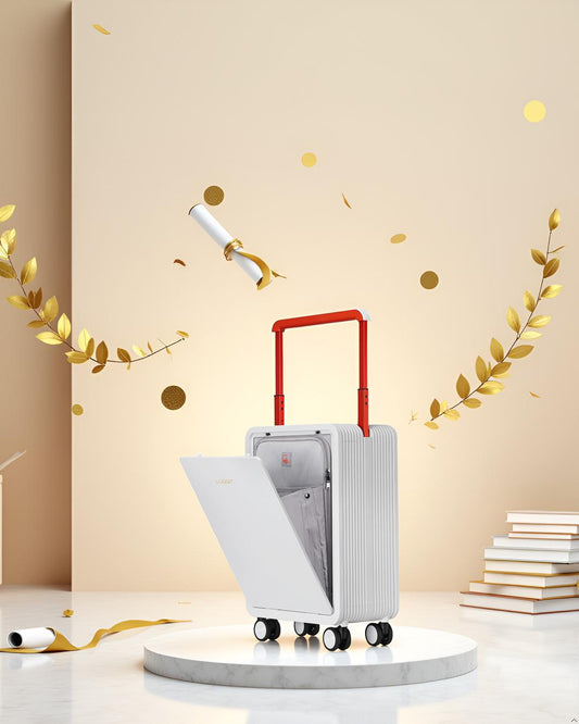 LUGGIT - Premium Executive-White -20" Cabin Luggage