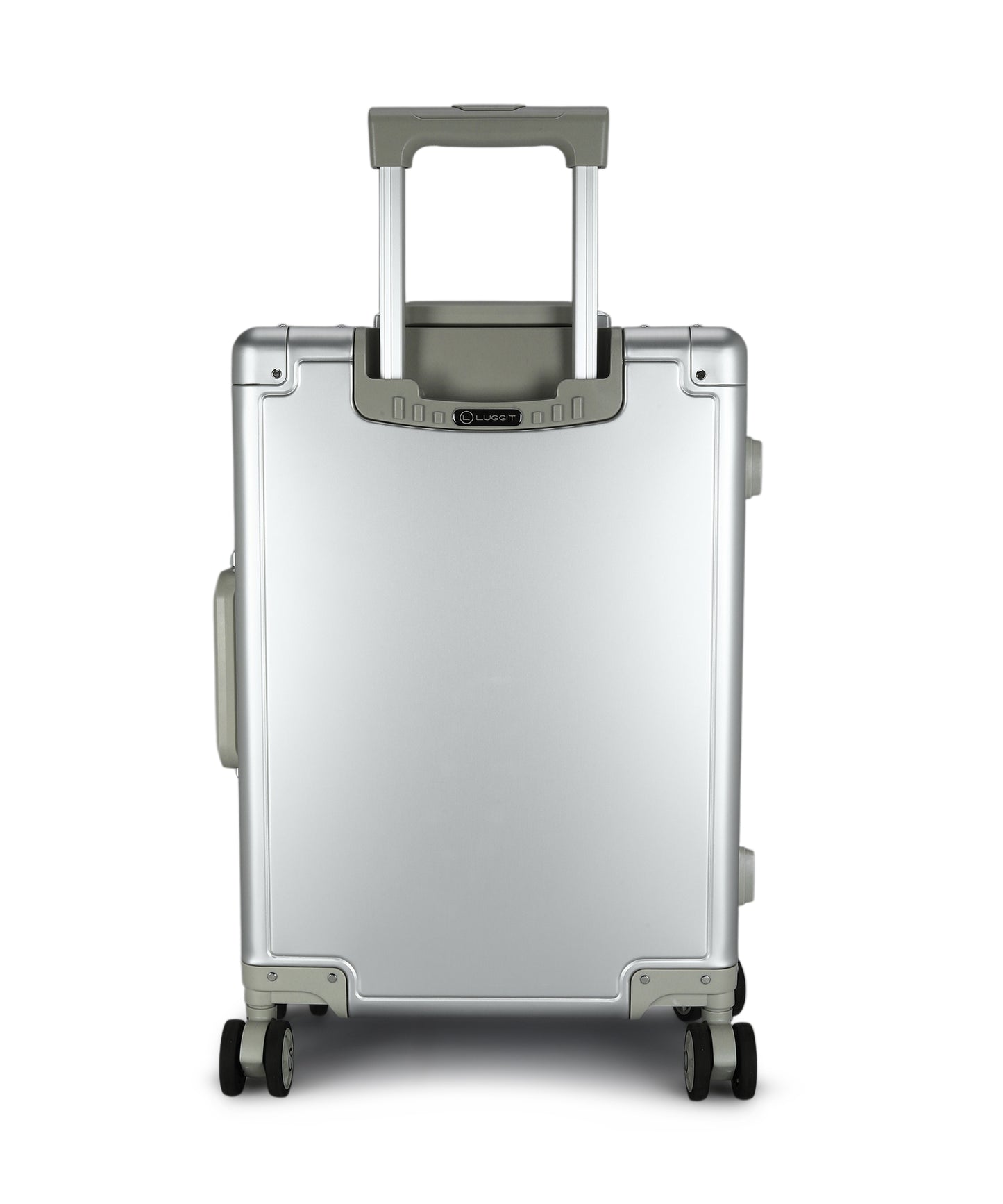 LUGGIT - Earth Circle Full  Aluminium Trolley -Cabin Luggage-Silver