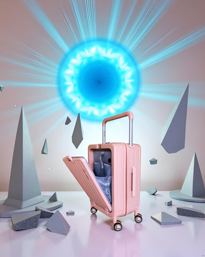 LUGGIT SFO -Cabin Trolley Bag , Front Opening