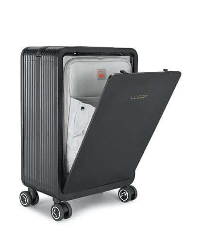 LUGGIT - Premium Executive-Black-20" Cabin Luggage