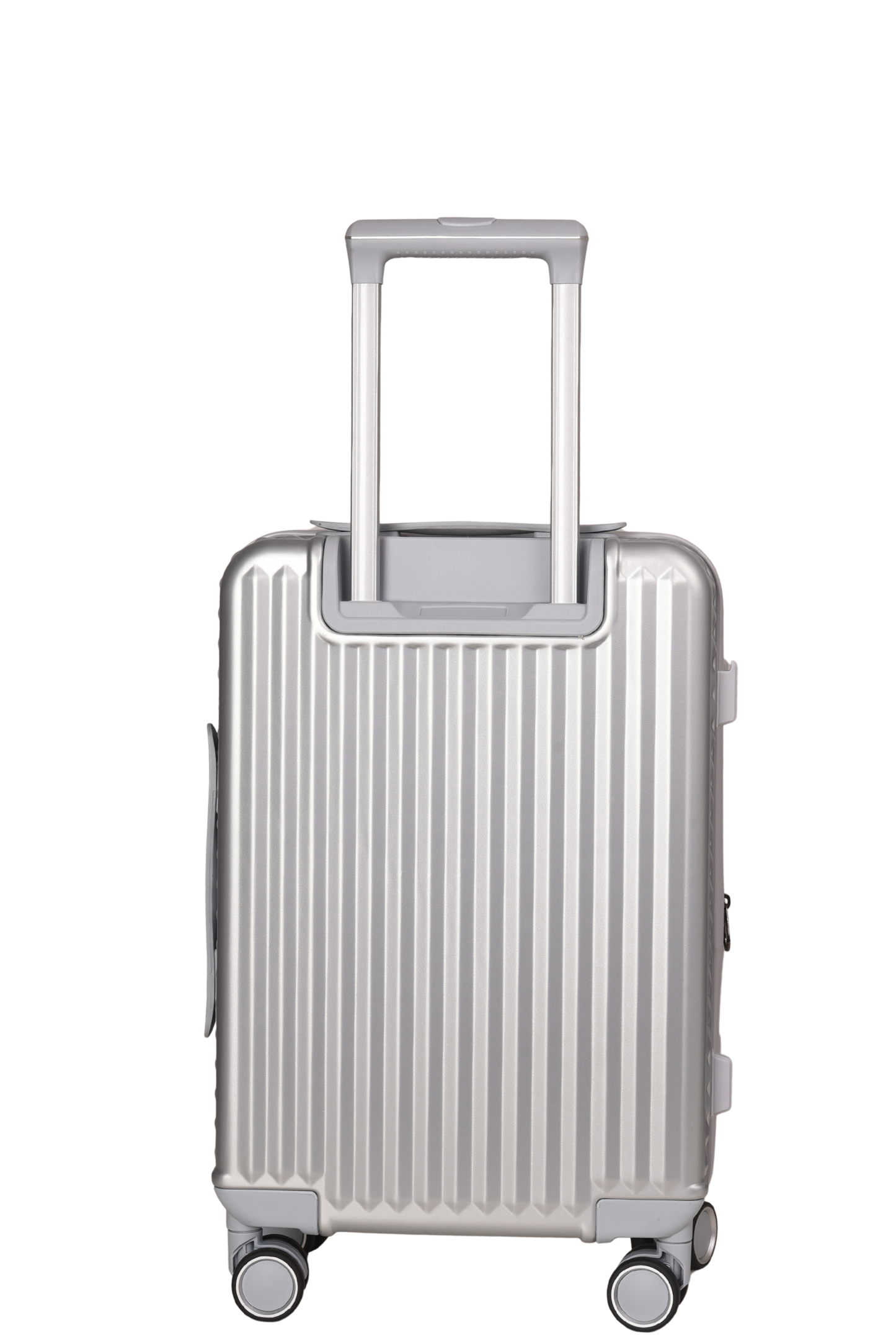LUGGIT SFO 2.0 Premium Trolley Bag set of 3,SmartView Wide Opening Design,TSA Lock, Polycarbonate Hard Shell,Grey